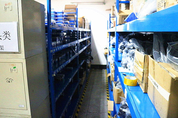 At the corner of the IC company's warehouse.